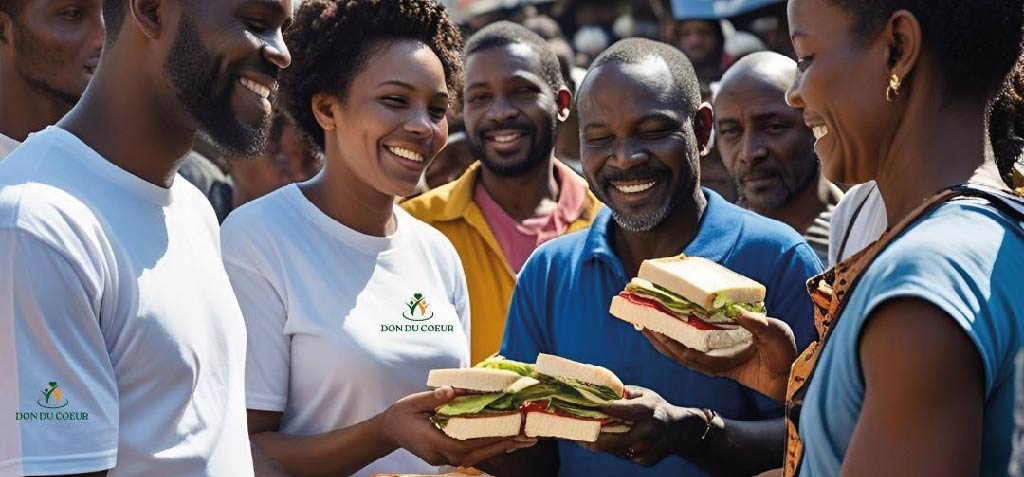 Distribution de repas